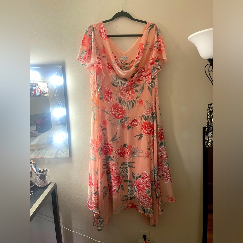 Pink coral dress